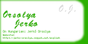 orsolya jerko business card